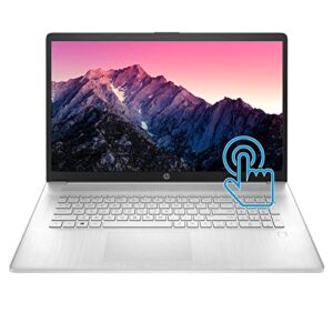 hp pavilion laptop (2021 latest model), 17.3" hd+ narrow bezel touchscreen, amd ryzen 5 5500u processor (beats i7-1185g7), 16gb ram, 512gb ssd, long battery life, win 10
