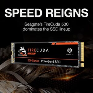 Seagate FireCuda 530 ZP2000GM3A013 2 TB Solid State Drive - M.2 2280 Internal - PCI Express NVMe (PCI Express NVMe 4.0 x4) - Black