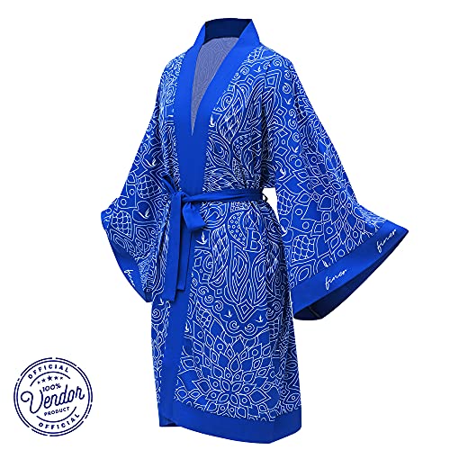 Bad Bananas BBGreek Zeta Phi Beta Sorority Paraphernalia - Kimono Robe - Mandala Clothing Apparel Gifts for Women - Official Vendor - S/M