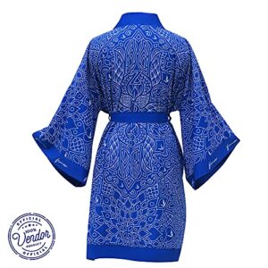 Bad Bananas BBGreek Zeta Phi Beta Sorority Paraphernalia - Kimono Robe - Mandala Clothing Apparel Gifts for Women - Official Vendor - S/M