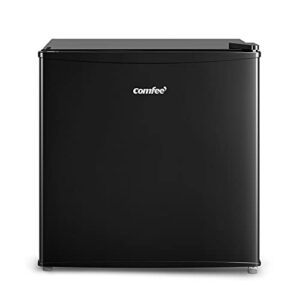 comfee' 1.7 cubic feet all refrigerator flawless appearance/energy saving/adjustale legs/adjustable thermostats for home/dorm/garage [black]