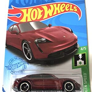 DieCast Hotwheels Porsche Taycan Turbo S - HW Green Speed 4/5 [Maroon] 208/250