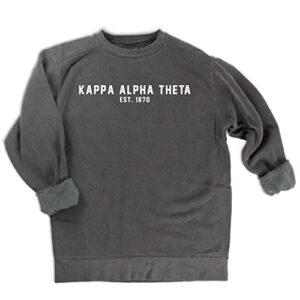 kappa alpha theta est. 1870 sweatshirt - (large)