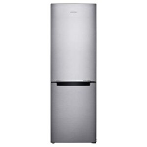 samsung 11.3 cu ft 24" bottom freezer refrigerator, slim width for small spaces, even cooling, led lighting, slide shelf, rb10fsr4esr/aa, fingerprint resistant stainless steel