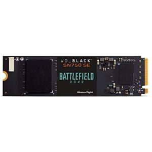 wd_black 1tb sn750 se nvme ssd with battlefield 2042 game code bundle - gen4 pcle, internal gaming ssd solid state drive, m.2 2280, up to 3,600 mb/s - wdbb9j0010bnc-nrsn