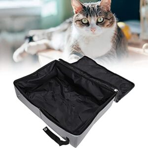 SH-RuiDu Waterproof Folding Cat Litter Box Portable HomeOutdoor Camping Toilet with Cover Easy Clean Sof