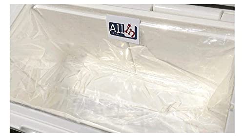 Allinliner Cooler Liner - 3-Pack Disposable Cooler Insert Liner - BPA-Free Plastic Liner for Carry Cooler - Heavy-Duty Liners for 60qt-95qt Day Coolers - Great for Fishing, Hunting, Camping, BBQ