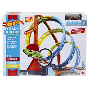 Hot Wheels Track Builder Playset Unlimited Corkscrew Twist Kit, 1:64 Scale Toy Car, Connects to Other Hot Wheels Tracks