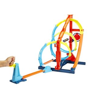 Hot Wheels Track Builder Playset Unlimited Corkscrew Twist Kit, 1:64 Scale Toy Car, Connects to Other Hot Wheels Tracks