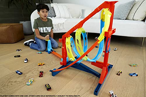 Hot Wheels Track Builder Playset Unlimited Corkscrew Twist Kit, 1:64 Scale Toy Car, Connects to Other Hot Wheels Tracks