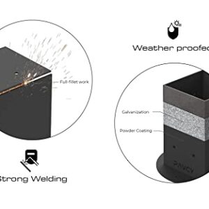 GMINO™ Link 4 Outdoor Framing Module | 4x4 Post Bracket | Pergola Fence Kit - 2 Per Pack