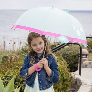 ADORA Water Activated Kid's Umbrella. Magic Reveal 26" Umbrella for the rain - Be Bright Bear face appears in the rain!