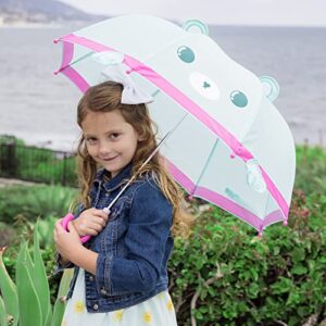 ADORA Water Activated Kid's Umbrella. Magic Reveal 26" Umbrella for the rain - Be Bright Bear face appears in the rain!