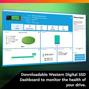 Western Digital 2TB WD Green SN350 NVMe Internal SSD Solid State Drive - Gen3 PCIe, QLC, M.2 2280, Up to 3,200 MB/s - WDS200T3G0C