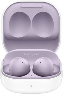 samsung galaxy buds2 true wireless noise cancelling bluetooth earbuds - lavender (renewed)
