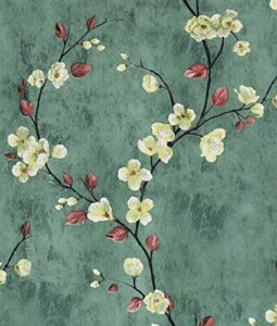 peel and stick wallpaper floral contact paper floral wallpaper removable wallpaper waterproof wallpaper vinyl roll for wall furniture cabinet 118"x17.7"