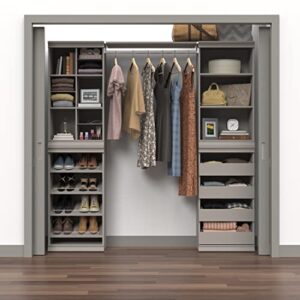 ClosetMaid 4598 Modular Storage Stackable Unit with 4 Drawers, Taupe