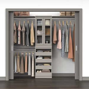 ClosetMaid 4598 Modular Storage Stackable Unit with 4 Drawers, Taupe