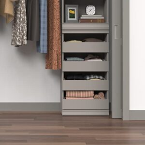 ClosetMaid 4598 Modular Storage Stackable Unit with 4 Drawers, Taupe