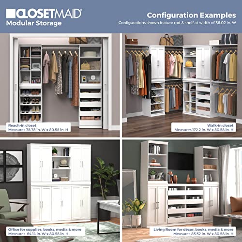 ClosetMaid 4598 Modular Storage Stackable Unit with 4 Drawers, Taupe