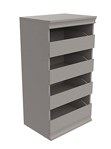 ClosetMaid 4598 Modular Storage Stackable Unit with 4 Drawers, Taupe