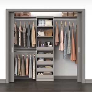 ClosetMaid 4598 Modular Storage Stackable Unit with 4 Drawers, Taupe