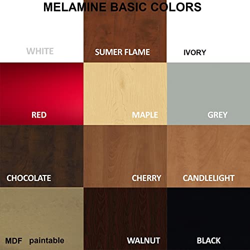 Samples of Melmine Shelves Colors TFKUSA made, Choose singles or Book.