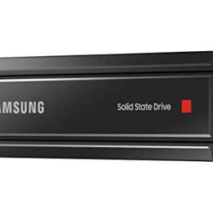 SAMSUNG 980 PRO SSD with Heatsink 2TB PCIe Gen 4 NVMe M.2 Internal Solid State Hard Drive, Heat Control, Max Speed, PS5 Compatible, MZ-V8P1T0CW