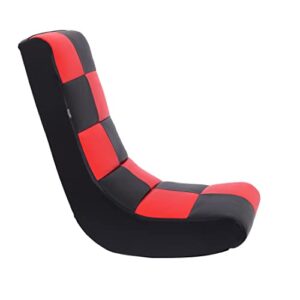 THE CREW FURNITURE Boost Video Rocker Gaming Chair, Polyurethane, Red