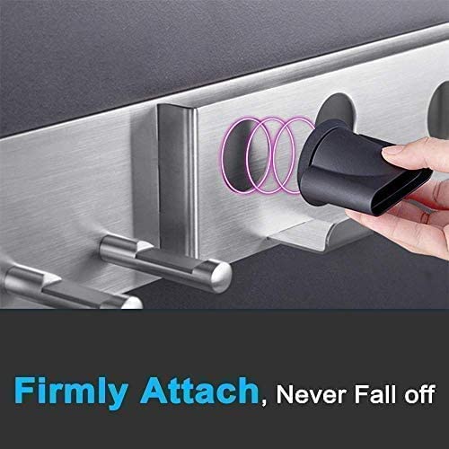 Stand Holder for Dyson Supersonic Hair Dryer Diffuser Nozzles, Magnetic Desktop Bracket Anti-Scratch Storage Organizer Space Saving for Bathroom Bedroom Hair Salon