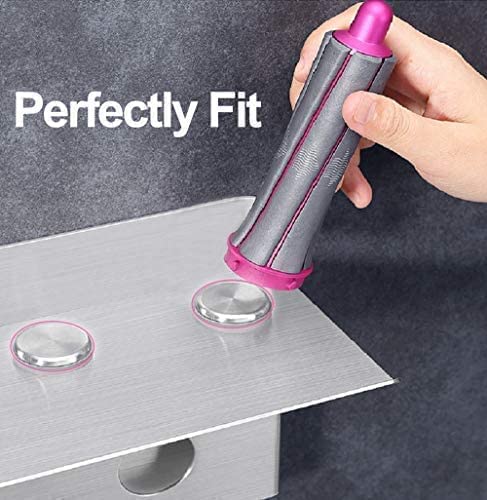 Stand Holder for Dyson Supersonic Hair Dryer Diffuser Nozzles, Magnetic Desktop Bracket Anti-Scratch Storage Organizer Space Saving for Bathroom Bedroom Hair Salon