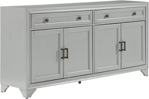 crosley furniture tara sideboard, distressed gray