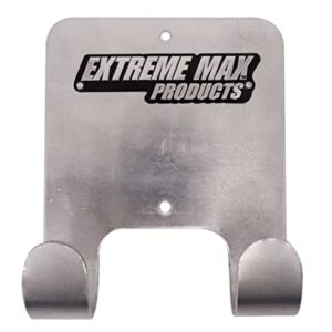 Extreme Max 5001.6074 Aluminum Whisk/Angle Broom Hanger Holder for Enclosed Trailer Shop Garage Storage