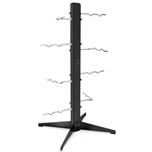 synergee cable attachment rack. free-standing storage rack. multi-use storage posts for exercise attachments.