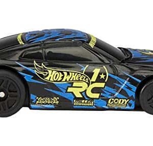 Hot Wheels RC 1:64 Scale Nissan GT-R Rechargeable Radio-Controlled Racing Cars for On- or Off-Track Play, Includes Car, Controller & Adapter for Kids 5 Years Old & Up