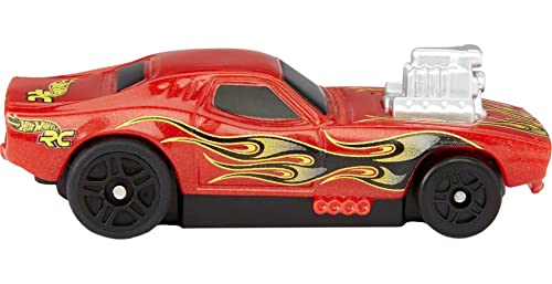 Hot Wheels RC 1:64 Scale Rodger Dodger Rechargeable Radio-Controlled Racing Cars for On- or Off-Track Play, Includes Car, Controller & Adapter for Kids 5 Years Old & Up