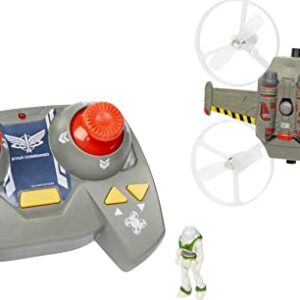 Hot Wheels Rc Space Ranger Jetpack & Buzz Lightyear Figure, Remote-Control Flying Ship From Disney and Pixar Movie Lightyear