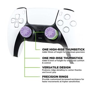 KontrolFreek Aim Boost Kit for PlayStation 5 (PS5) and PlayStation 4 (PS4) Controller | Includes Performance Thumbsticks and Precision Rings | Galaxy Edition