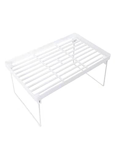 Foldable Shelf Organizer 2-Pack for Desktop, Kitchen, and Living Room