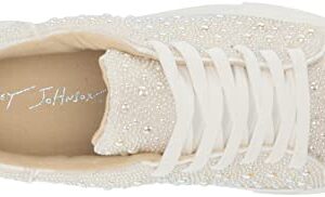 Betsey Johnson Women's Sidny Sneaker, Pearl, 7.5