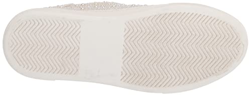 Betsey Johnson Women's Sidny Sneaker, Pearl, 7.5