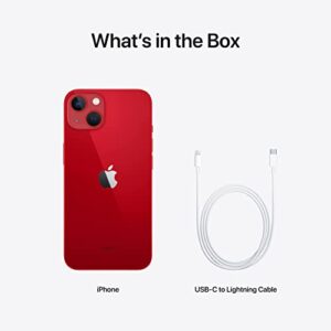 Apple iPhone 13, 128GB, Red - Unlocked (Renewed)