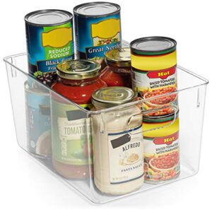 ClearSpace Plastic Storage Bins – Perfect Kitchen Organization or Pantry Fridge Organizer, and Bins, Cabinet Organizers