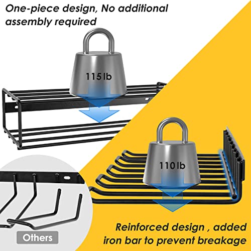 WASAIT Power Tool Organizer and Storage Rack Cordless Drill Tools Organizers Holder Garage Tool Storage Metal Wall Mounted for Handheld Power Tools Heavy Duty Floating Tool Shelf