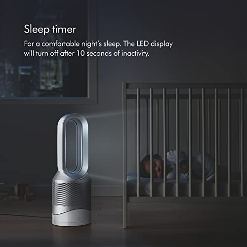 Dyson Pure Hot+Cool™ HP01 Air Purifier, Heater & Fan - Black/Nickel