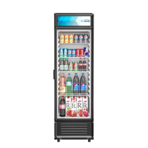 koolmore mdr-9cp display-refrigerator, 9 cu.ft. single swing door, black