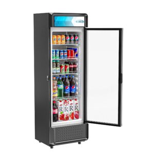 KoolMore MDR-9CP Display-Refrigerator, 9 cu.ft. Single Swing Door, Black