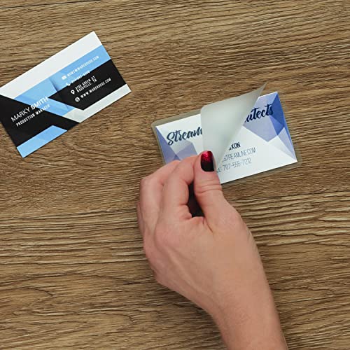 Integrity Business Card Size Thermal Laminating Pouches, 3 Mil Thickness, 2.25 x 3.75 inch, Acid Free, Compatible with All Brands of Thermal Laminators, 200 Pack