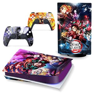 Stickers for Ps5 Controller Skin Digital Package, Suitable for Playstation 5 Shell Console and Controller, Durable, Scratch Resistant and Bubble Free B Style