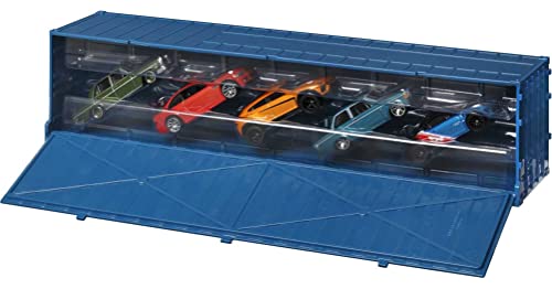 Hot Wheels Strasse, Autobahn, Autostrasse Container Set, 5 1:64 Scale Cars in Collectible Container, Metal/Metal & RealRiders, Gift for Collectors